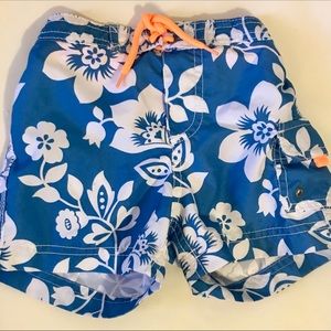 2 pairs of toddler swim trunks